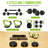 4-in-1 Adjustable Weight Set for Home Gym Converts to Dumbbells, Barbell, Kettlebell & Push-Up Handles 44lbs Robust Design
