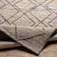 Geometric Flatweave Rug in Blue/Beige Jute-2107540917