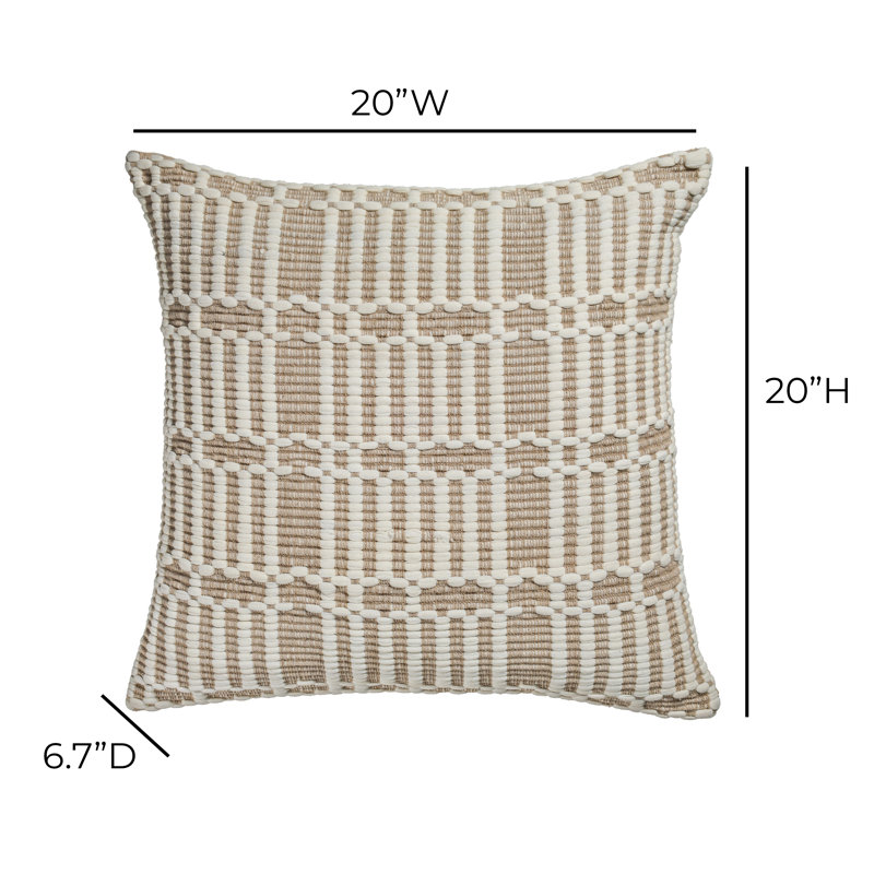 Coussin Maresh, Beige
