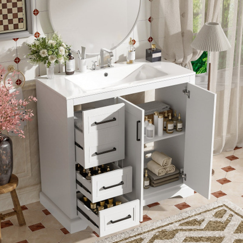 Meuble-lavabo moderne 36 "avec lavabo en céramique