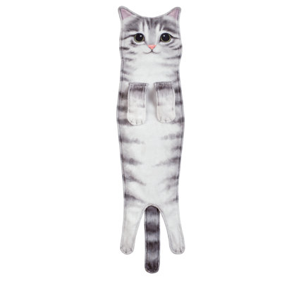 Adorable Cat-Shaped Hanging Kitchen Towel