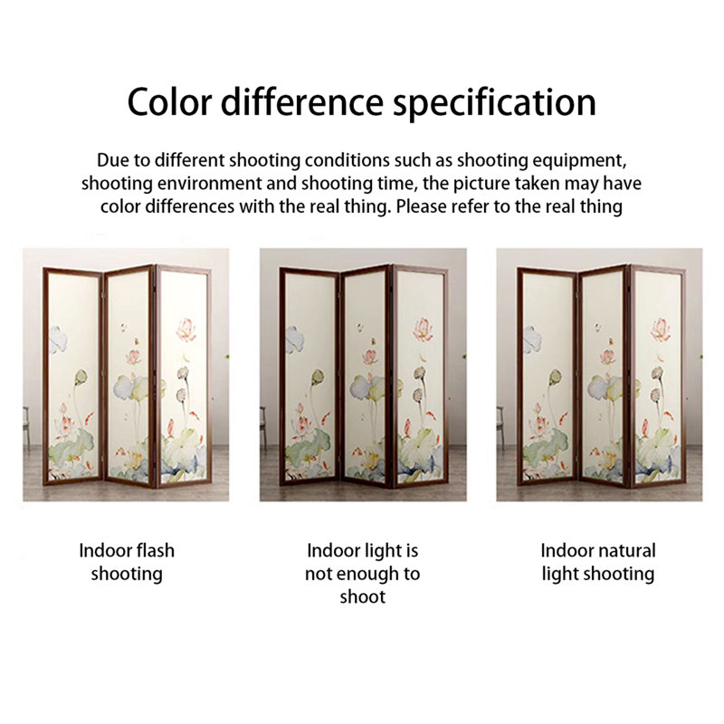 Cloison mobile pliable semi-transparente Modern, H 70,87 po x l 78,74 po x P 1,18 po