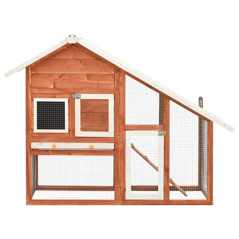 Karson Weather Resistant Rabbit Hutch, Orange