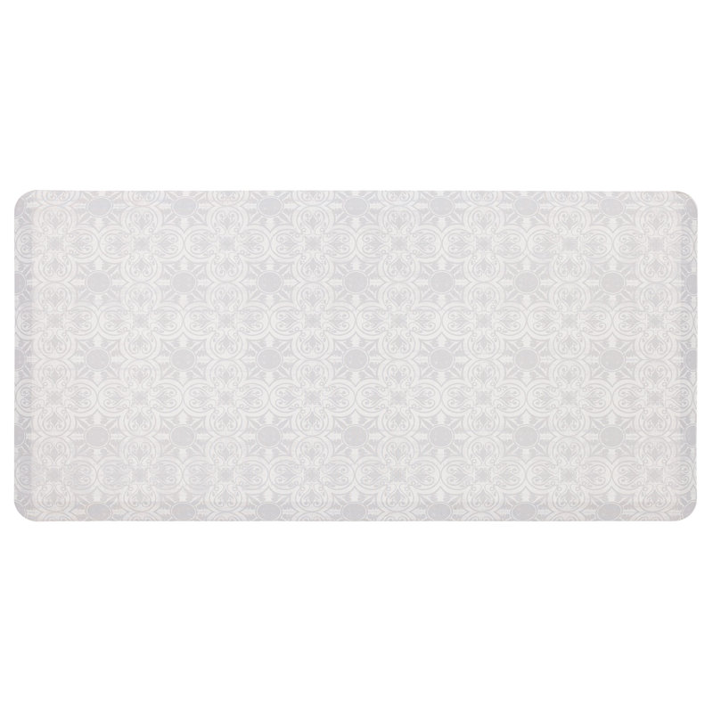Tapis anti-fatigue Djuanna, Rectangle 1 pi 6 po x 2 pi 6 po, Gris clair