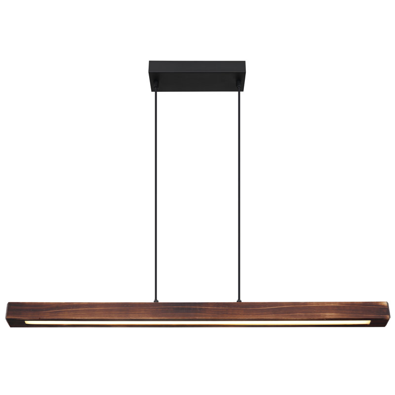1 - Light Matte Black LED Pendant
