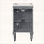 Armoire de rangement compacte autoportante avec évier, tablette réglable-431308150