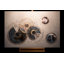 Hand -painted acrylic painting bygone times