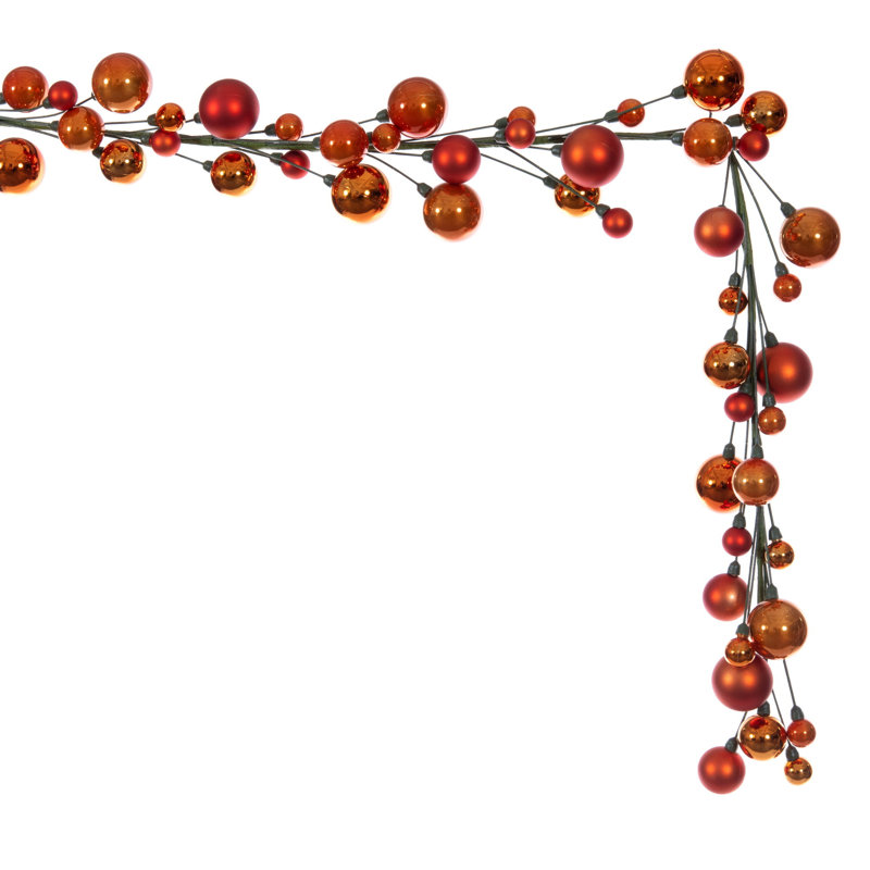 Guirlande Vickerman 6 pi., Orange bruni