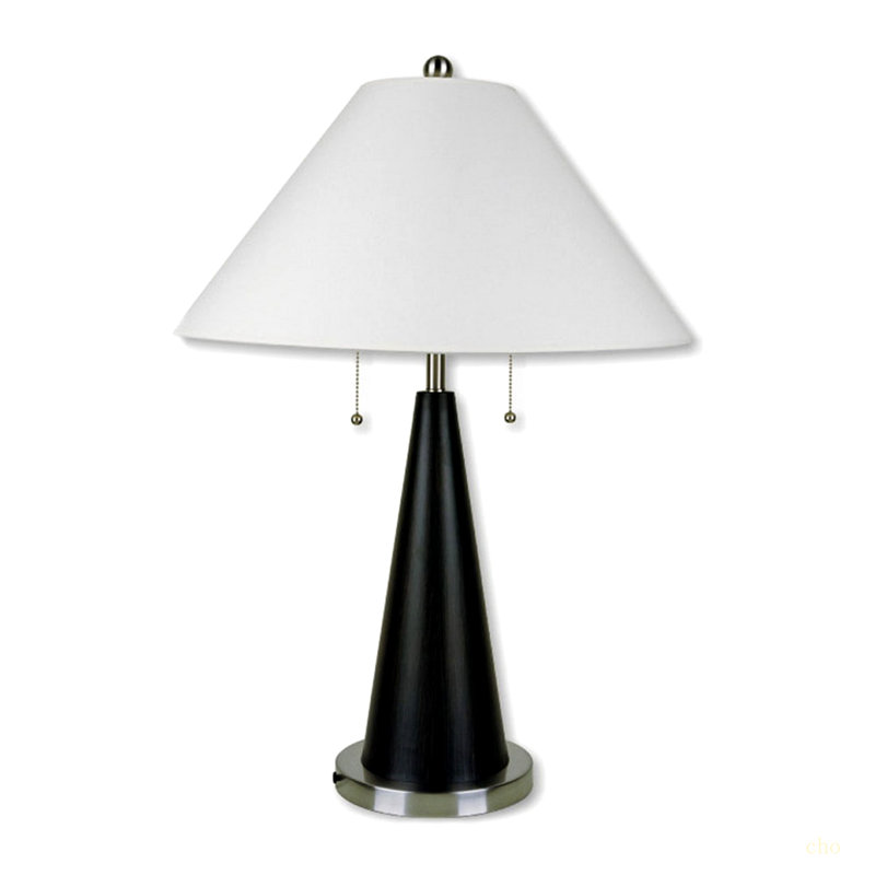 Lampe de table haute 28 po avec abat-jour en lin blanc 28 po