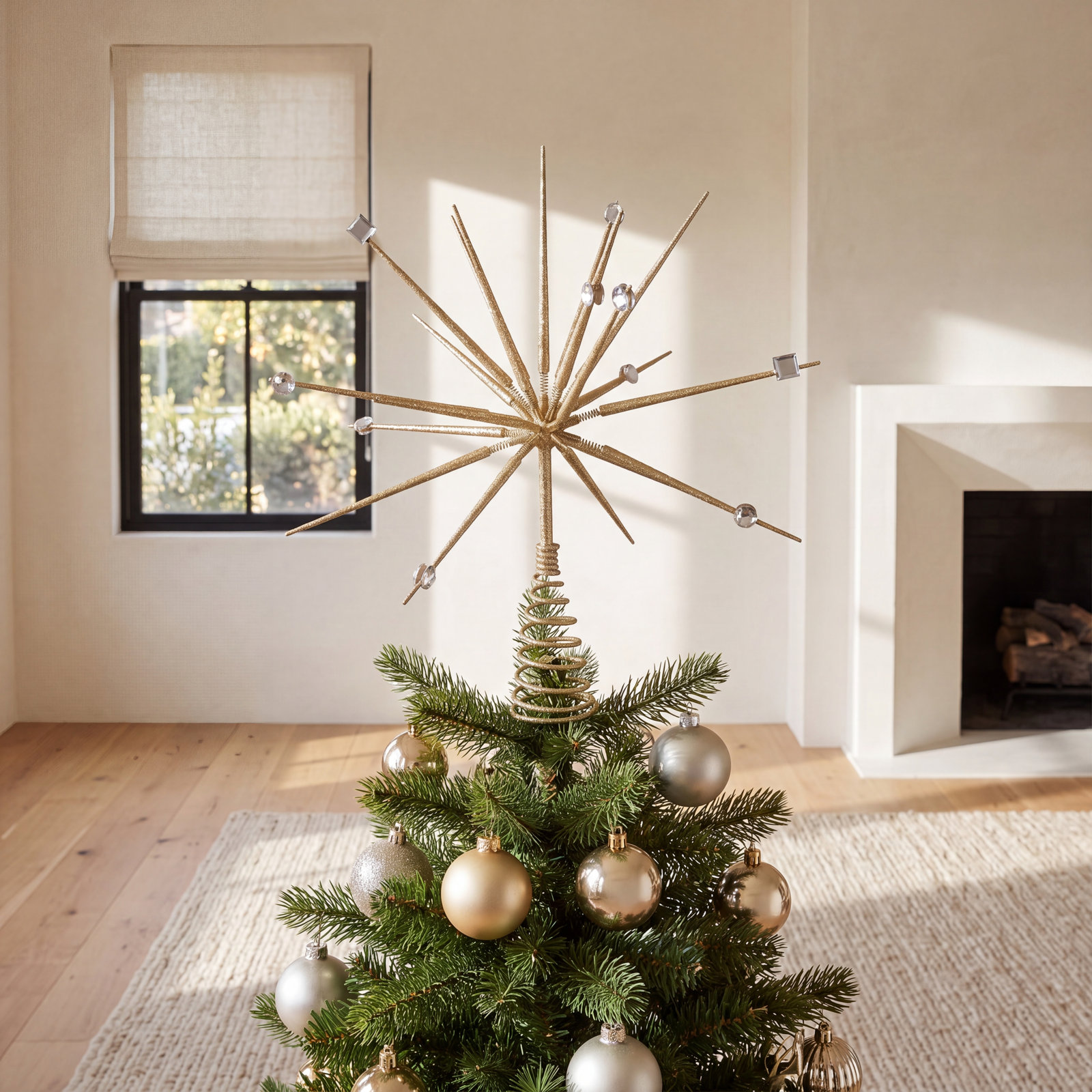 14.8'' Metal Shatterproof Tree Topper