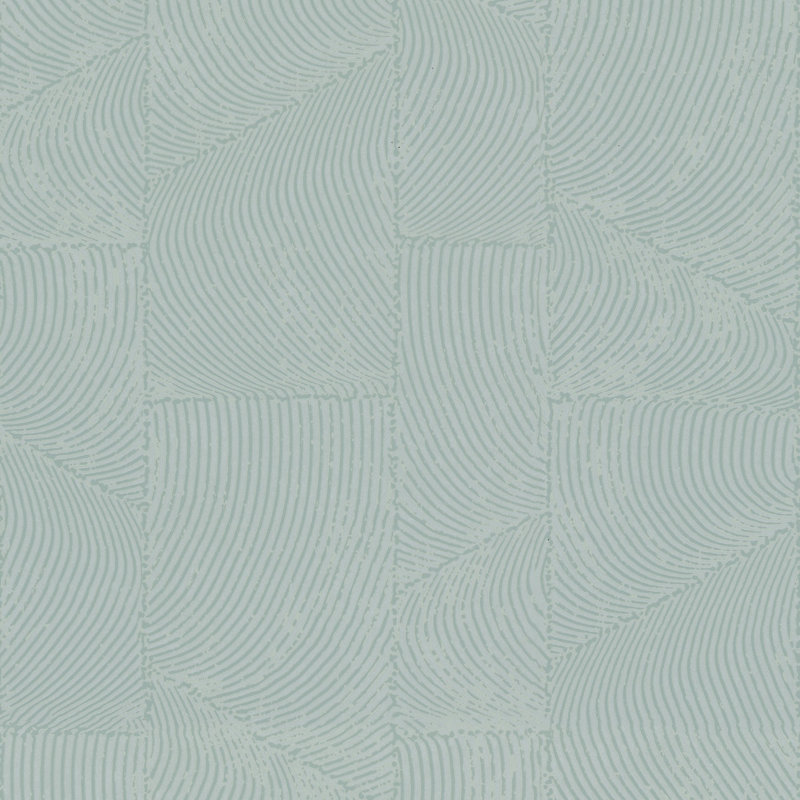 Terra Collection Geometric Graphic Wallpaper Roll, Blue