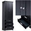 Tall Storage Cabinet With Three Drawers For Bathroom Office-230908313