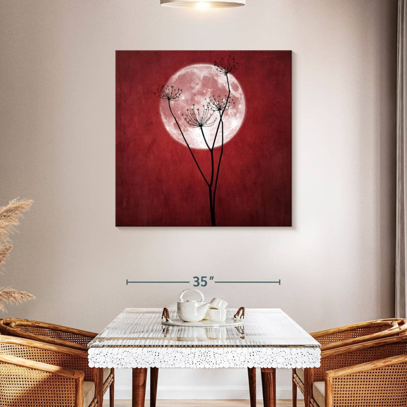 Oberle Glorious Blood Moon, 39" H x 39" W