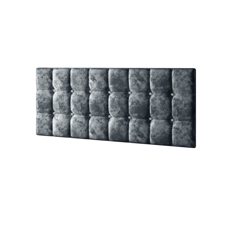 Falconer Divan Bed Base, No Drawers, Double (4'6), Silver