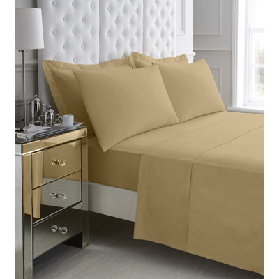 PERCALE FLAT SHEET SUPER KING SILVER