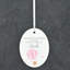 Uncle To Be Oval Shaped Ceramic Ornament