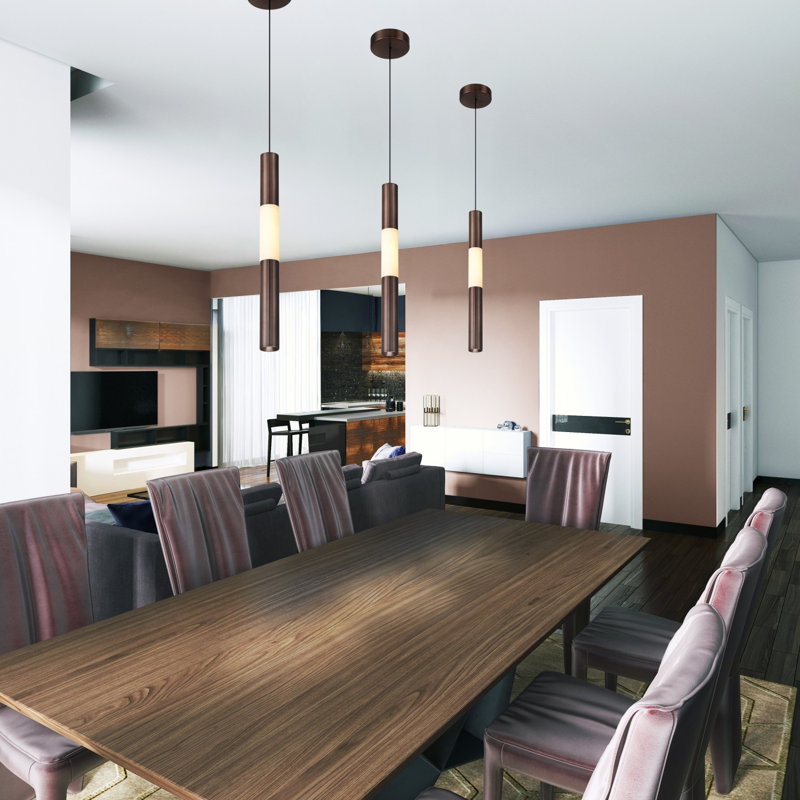Luminaire suspendu, 21 po, bronze Harlow, albâtre, Bronze Harlow