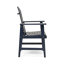 Ensemble de 2 chaises de salle à manger d'extérieur résistantes aux intempéries en bois Adirondack-533102009