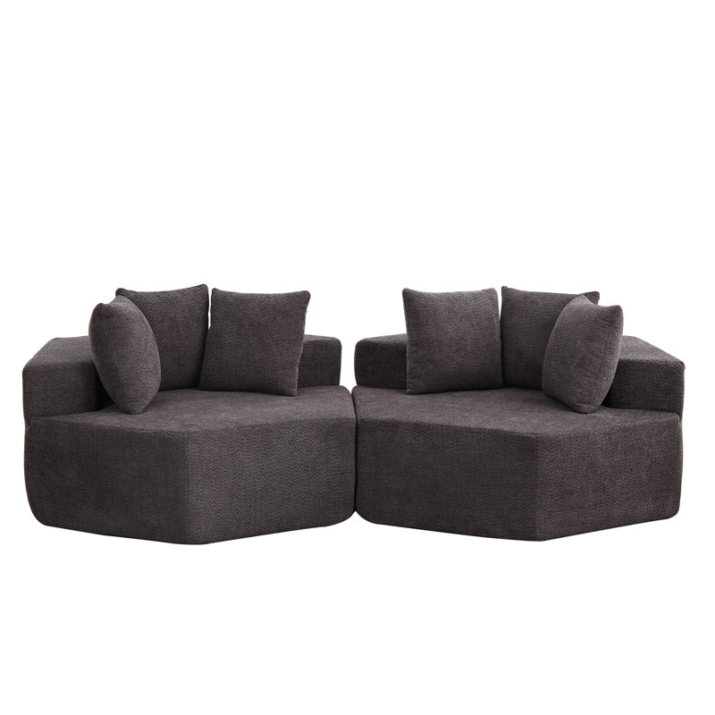 Canapé 95,2 po Comfy, Gray