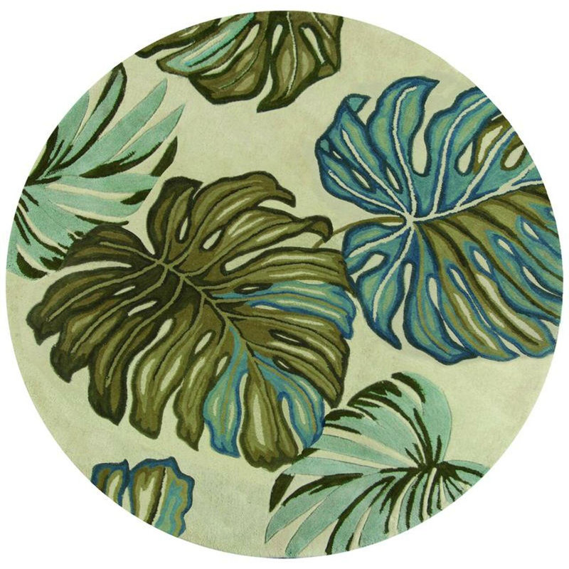 Tapis ivoire en laine touffeté à la main 8 pi