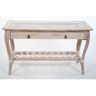 Presley 48'' Glass Top Console Table