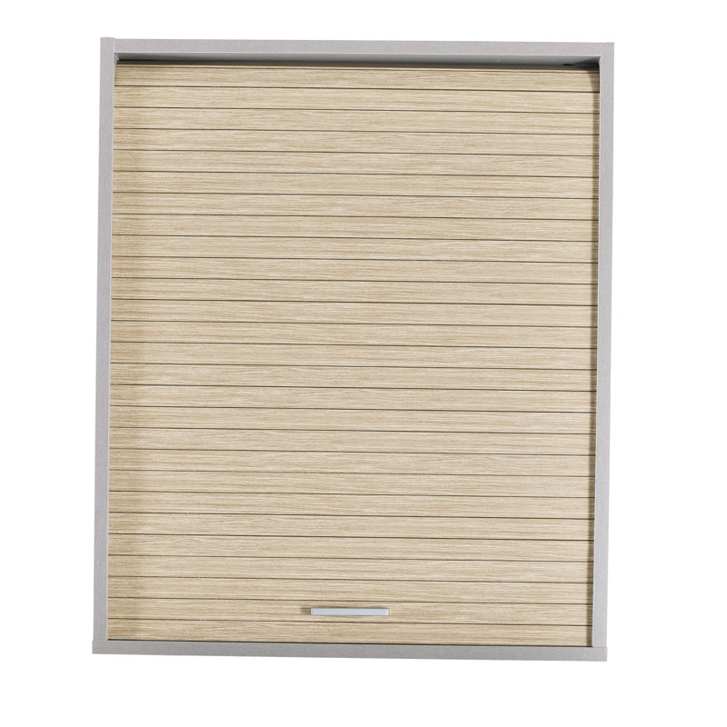 Atai 72cm Kitchen Pantry, Aluminum/Oak