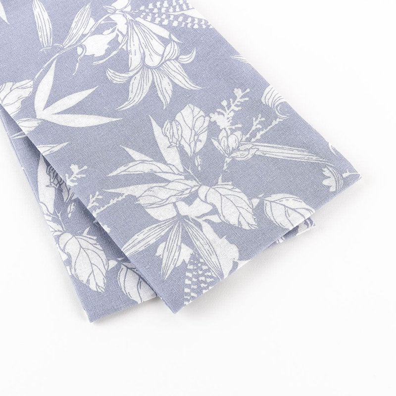 Ensemble de 2 serviettes à thé Bloomington, gris