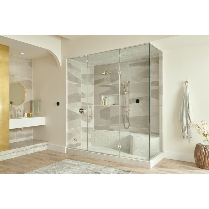 Invari® TempAssure® Thermostatic Valve with Integrated 6-Function Diverter Trim, Luxe Gold