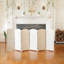 2 Ft. Tall Diamond Weave Fiber Room Divider - Dark Mocha - 8 Panel-764392039-764392061-764392062