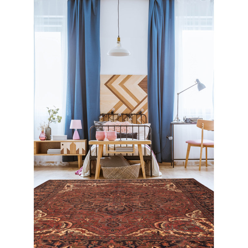 Tapis rouge Sarabi 9 pi 8 po x 12 pi 10 po
