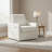 30" Wide Modern Chenille Swivel Accent Chair With Hidden Storage And Charging-1515919247