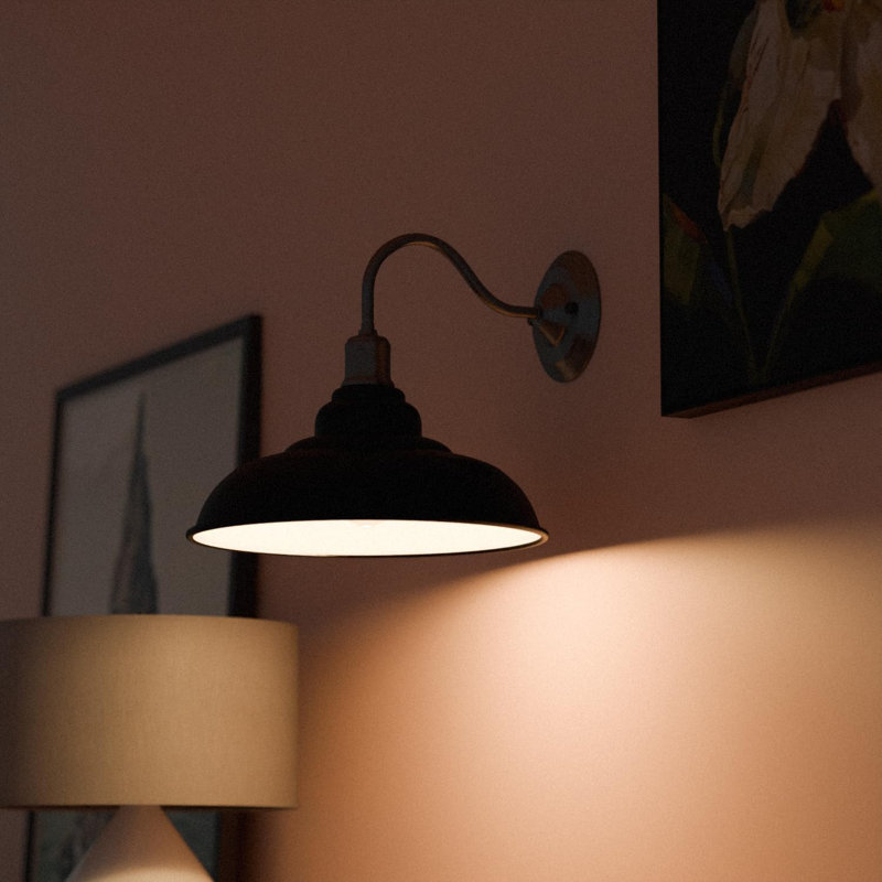 Armed Sconce, Black inner White