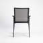 Chaise de salle à manger en aluminium empilable Revalee-1669376696
