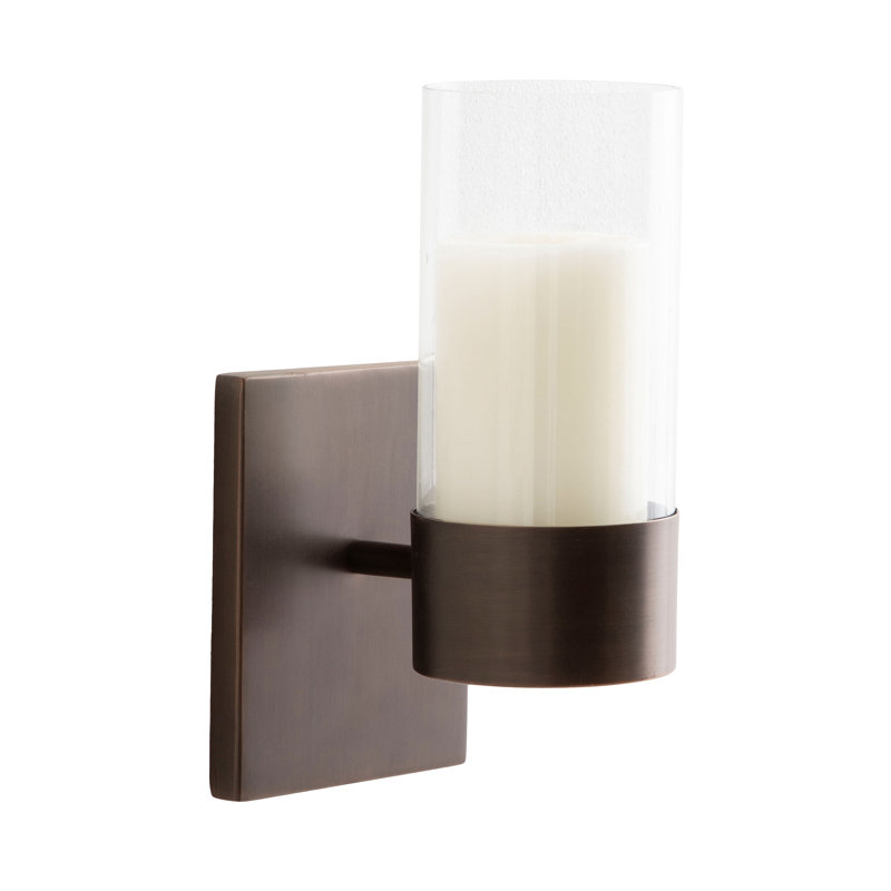 Muheezat 10.0" Metal Wall Sconce, Brown