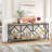 Très longue table d'appoint 70,86 po, console 2 niveaux-210379293