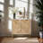 Storage Cabinet With 2 Doors, Modern Buffet Sideboard Cabinet With Storage-114314011-114314013