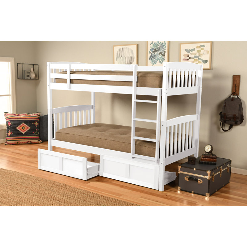 Lit superposé Thomson, matelas non inclus, Twin Over Twin, Blanc