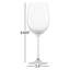 Prizma 19 oz. Lead Free Crystal Red Wine Glass