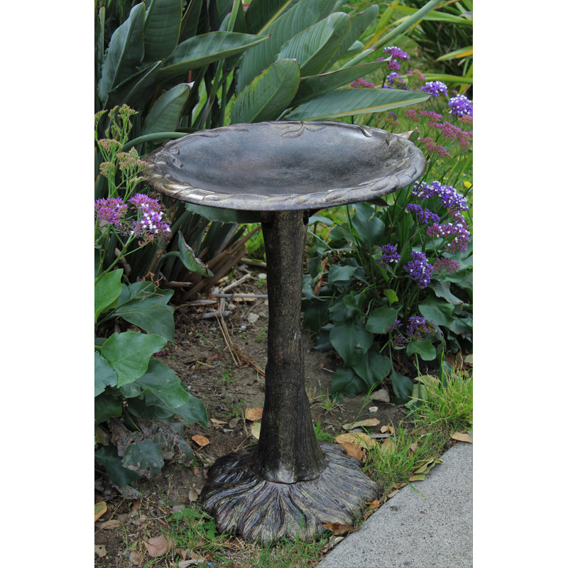 Bain d'oiseaux classique Tombolo, Bronze antique