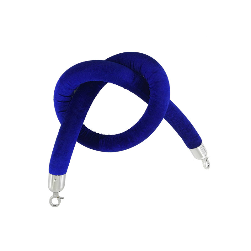 Corde en velours bleu 59 po