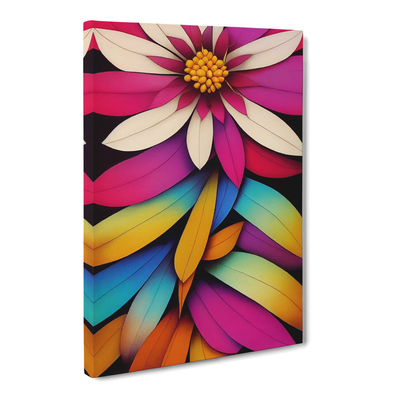 Dura Floral Indian - Wrapped Canvas, 50cm H x 35cm W x 3cm D