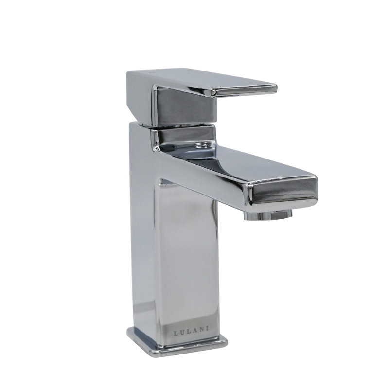 Robinet de salle de bain monotrou avec drain Lulani Capri, Chrome