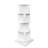 4 Tier Rotating Bookshelf, 360° Revolving Bookcase Rotating Stackable Shelves Floor-Standing Storage Display Rack Used In Bedrooms Living Rooms Study Office
