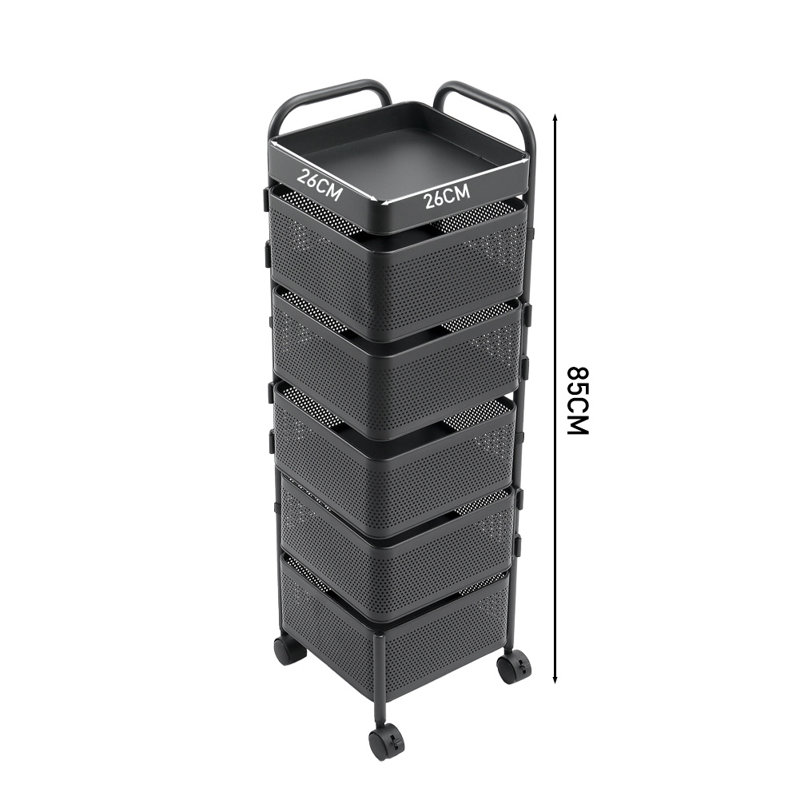 85cm H x 26cm W Utility Cart with Wheels