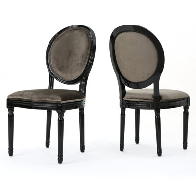 Jamar Upholstered King Louis Back Side Chair
