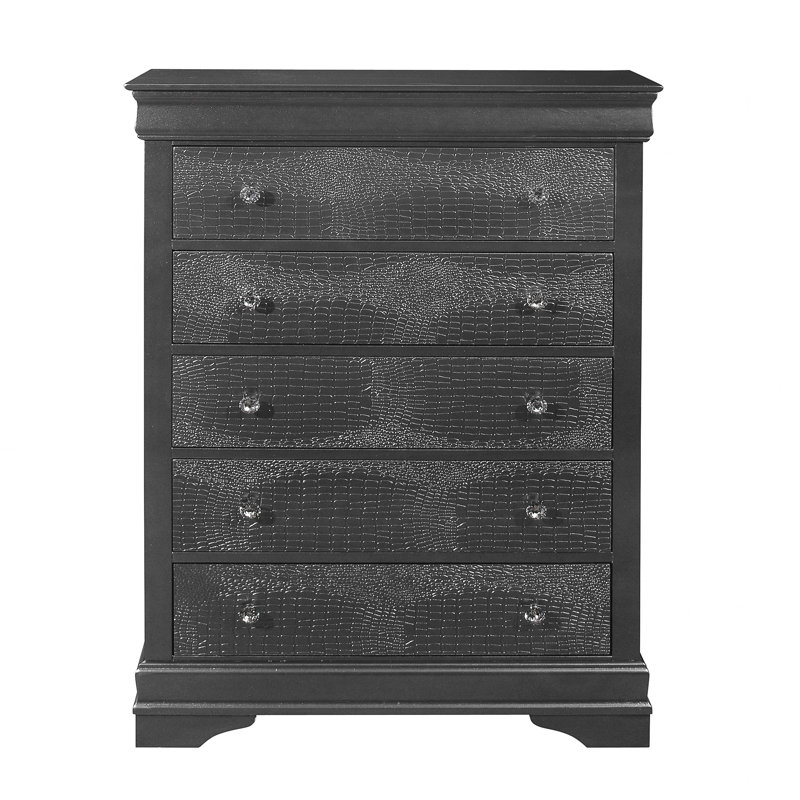 Commode, Gris métallisé