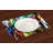 Polyester Abstract Rectangle Placemat