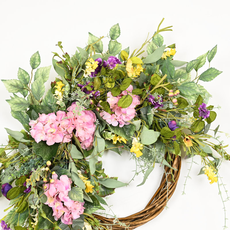 Couronne florale 22 po Orchid Wildflower