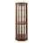 6 Shelf Lighted Corner Curio Cabinet-578871689