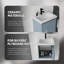 Meuble-lavabo flottant 20 po avec lavabo, porte à fermeture en douceur, lavabo en céramique, contreplaqué, bleu-36734454-36734456